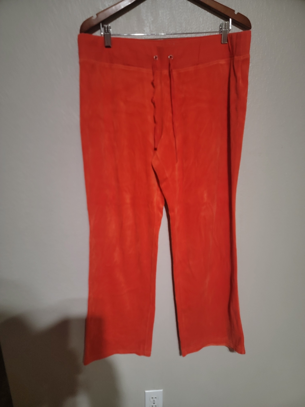 New York & Company Orange Wide-Leg Pants